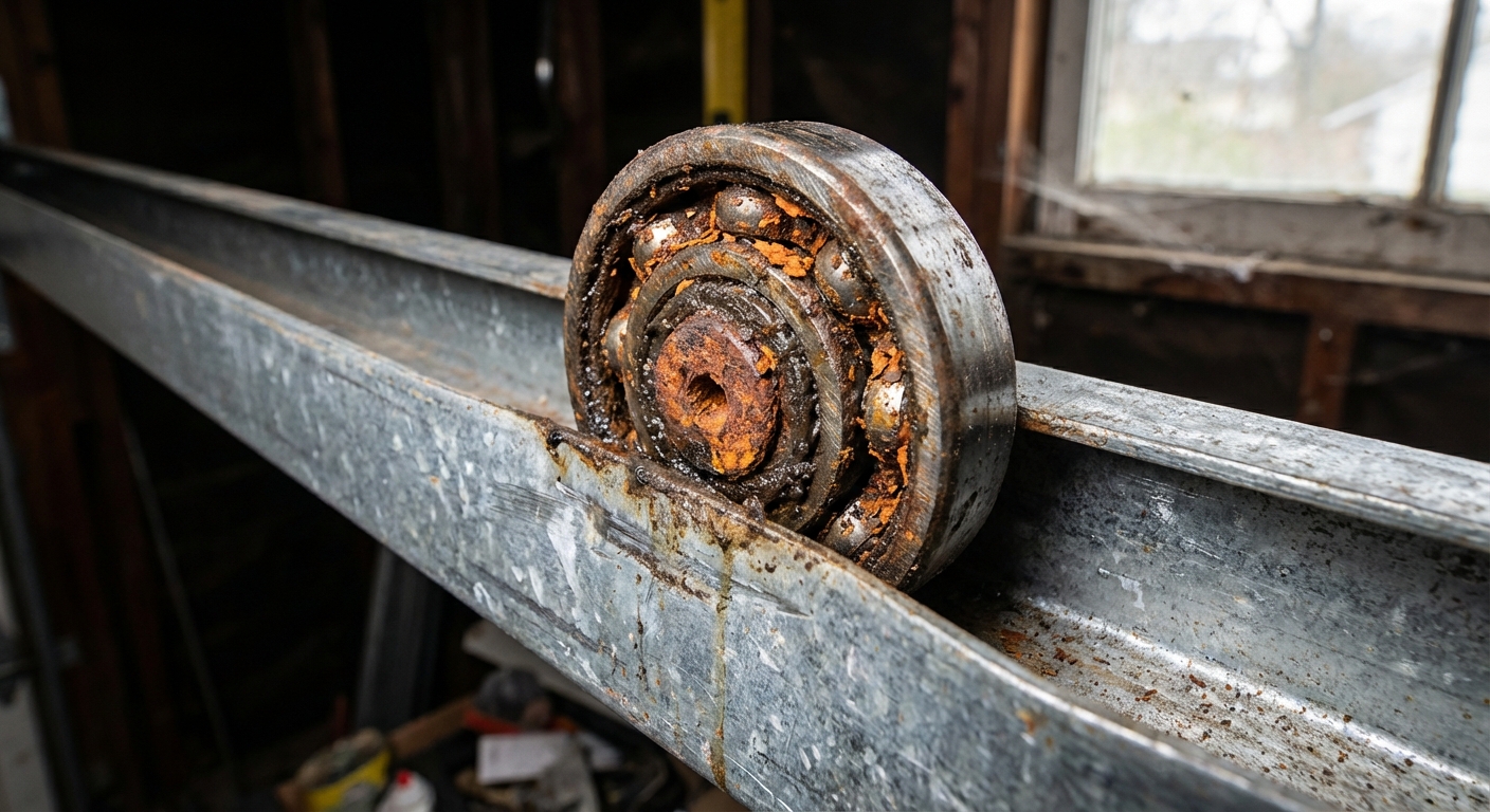 Rusted Steel Roller