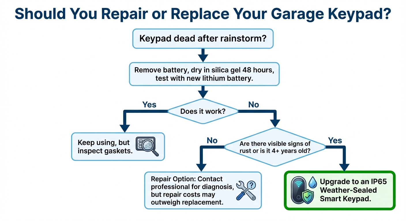 Should You Repair or Replace Your Garage Keypad?